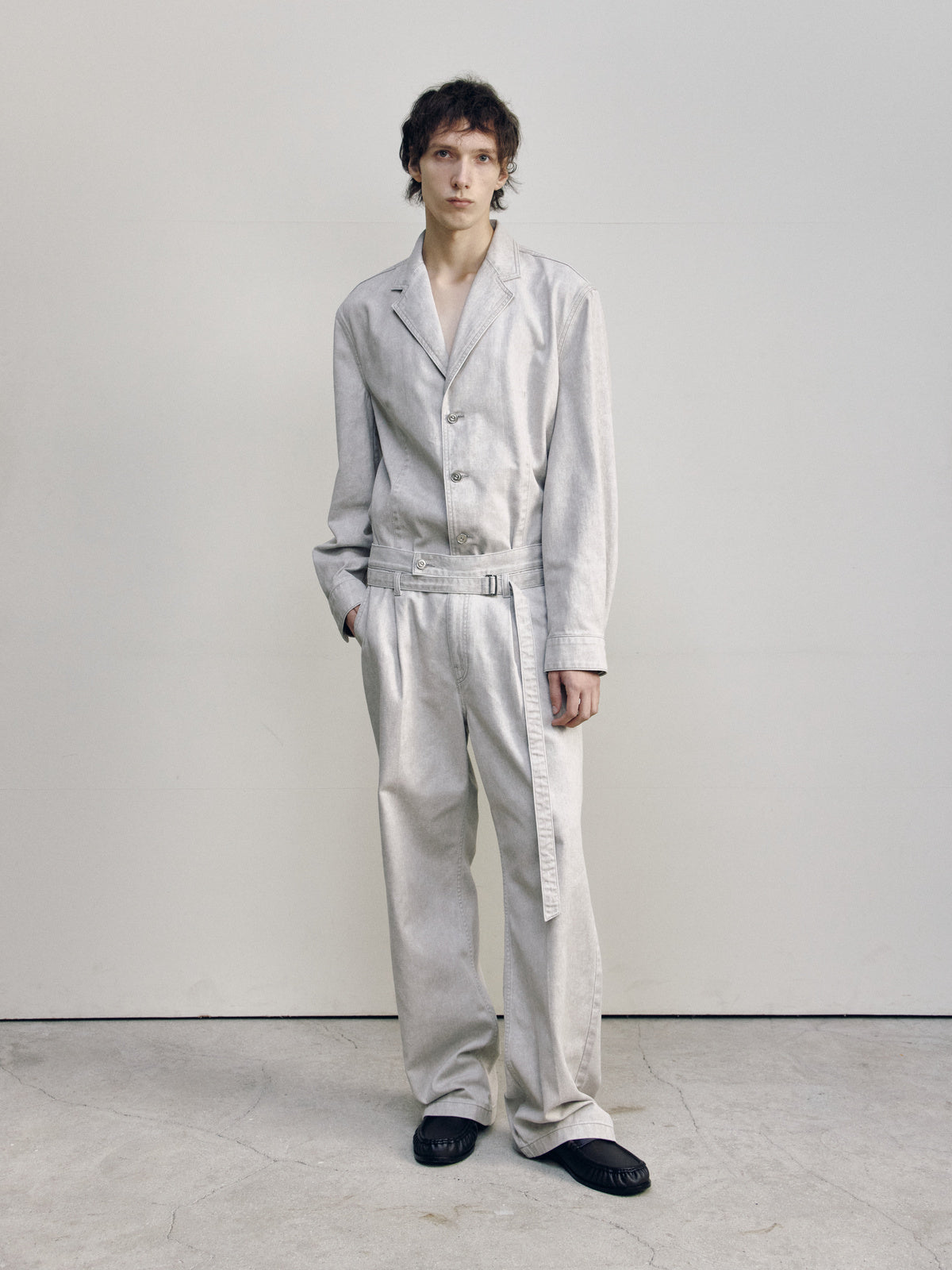 HOURGLASS DENIM TAILORED JACKET