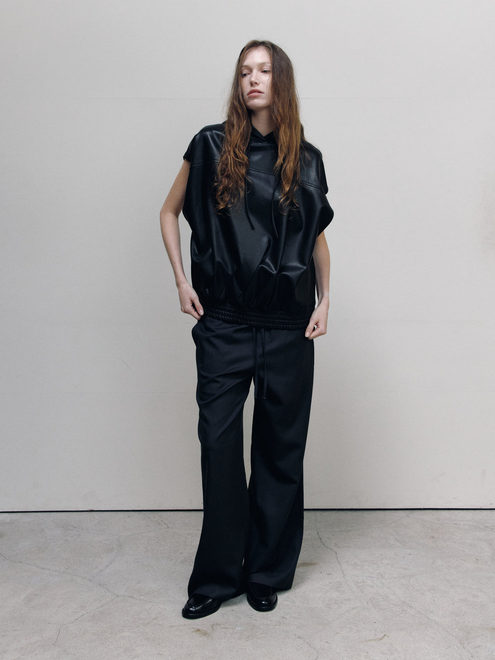 ALL BANDING EASY PANTS — women free pose
